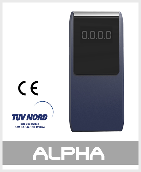 Portable digital alcohol tester - Alcovisor Alpha